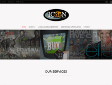 Tablet Screenshot of iconadinc.com